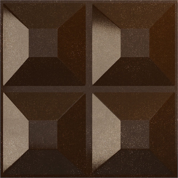Ekena Millwork 11 7/8in. W x 11 7/8in. H Swindon EnduraWall Decorative 3D Wall Panel Covers 0.98 Sq. Ft. WP12X12SWAMB - main